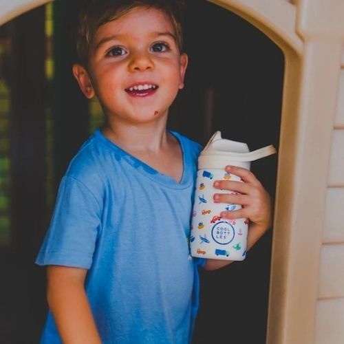 The Kiddie Bottle - little wheels 350 ml - drinkfles-2