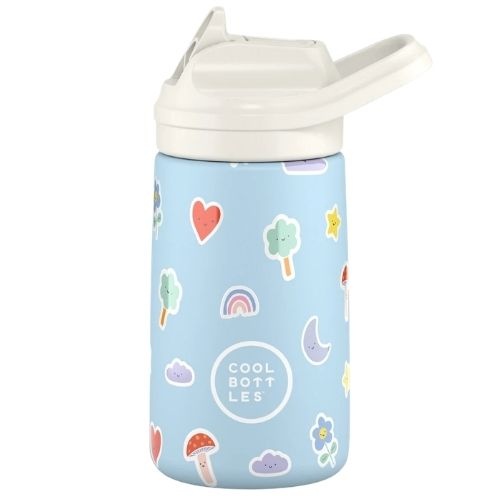 The Kiddie Bottle - rainbow clouds 350 ml - drinkfles-3