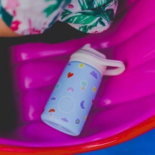 The Kiddie Bottle - rainbow clouds 350 ml - drinkfles-2