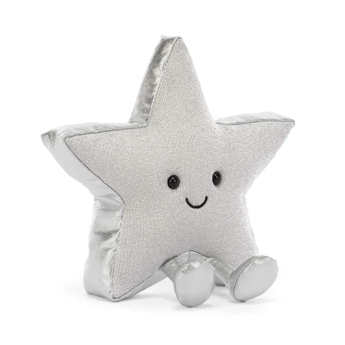 Jellycat amuseables silver star-1