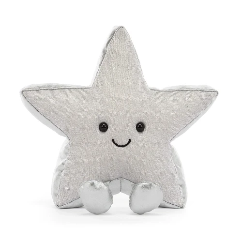 Jellycat amuseables silver star-3