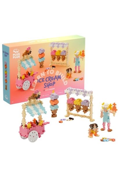 Plus-Plus learn to build ice cream shop 285 stuks