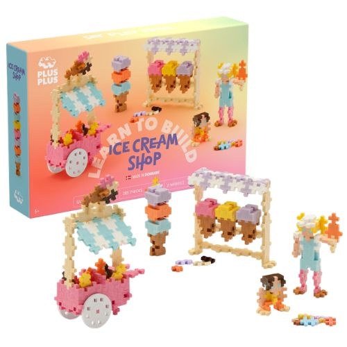 Plus-Plus learn to build ice cream shop 285 stuks-1