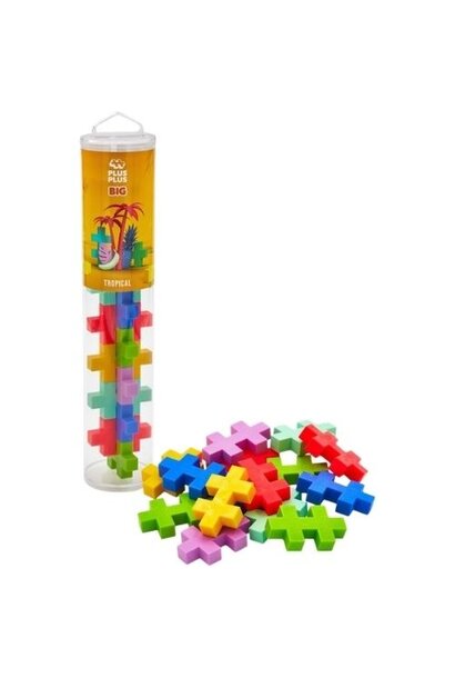 Plus-Plus tube big tropical 15 stuks