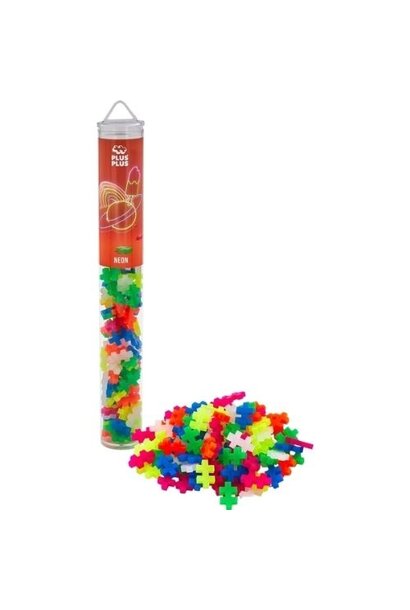 Plus-Plus tube neon 100 stuks