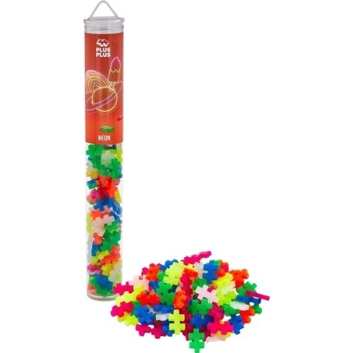 Plus-Plus tube neon 100 stuks-1