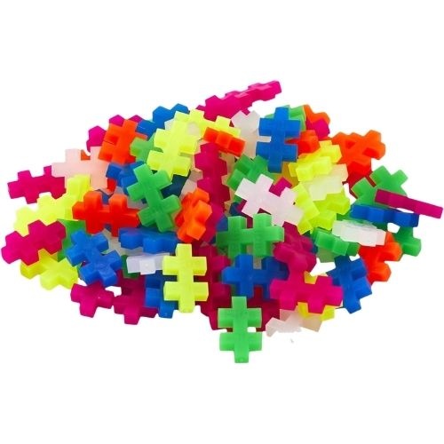 Plus-Plus tube neon 100 stuks-6