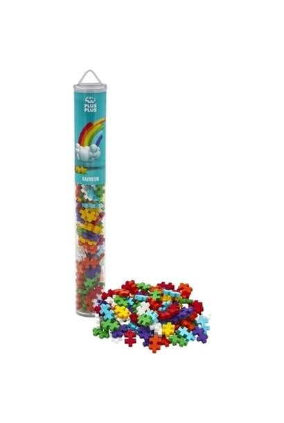 Plus-Plus tube rainbow 100 stuks