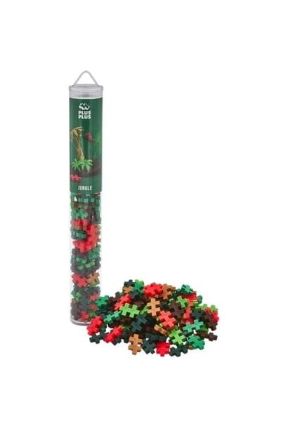 Plus-Plus tube jungle 100 stuks