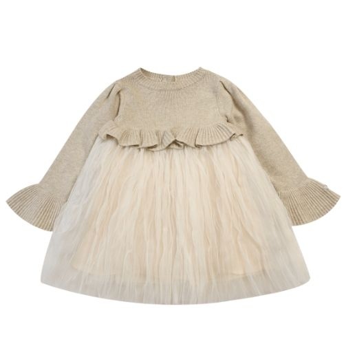 Donsje Amsterdam paulien dress biscotti melange-1