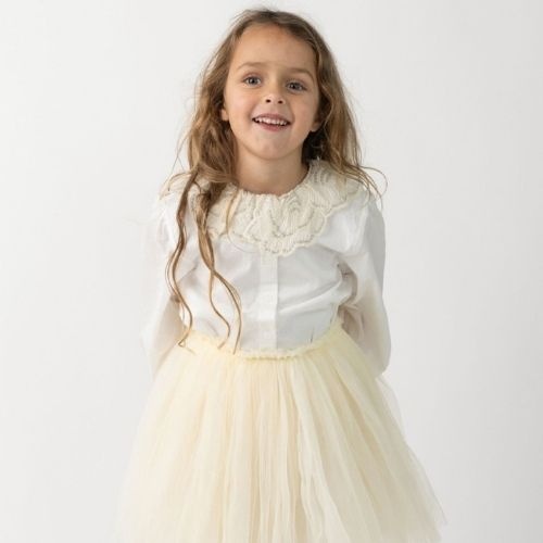 Donsje Amsterdam kya skirt warm white-2