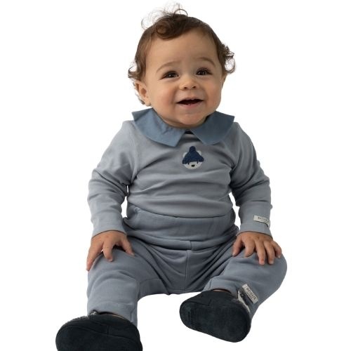 Donsje Amsterdam fikilo trousers polar bear foggy blue-3