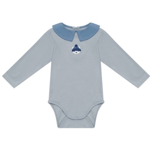 Donsje Amsterdam bram bodysuit polar bear foggy blue-1