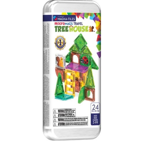 Magna-Tiles microMags ginger tree house 24 stuks travel set-1