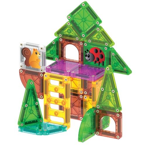 Magna-Tiles microMags ginger tree house 24 stuks travel set-5