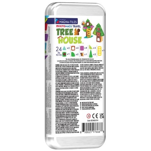 Magna-Tiles microMags ginger tree house 24 stuks travel set-7