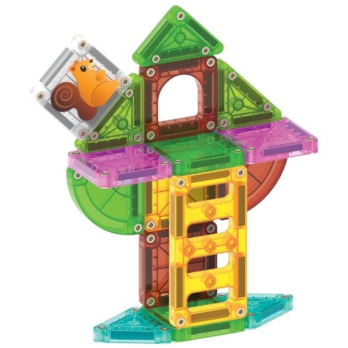 Magna-Tiles microMags ginger tree house 24 stuks travel set-4