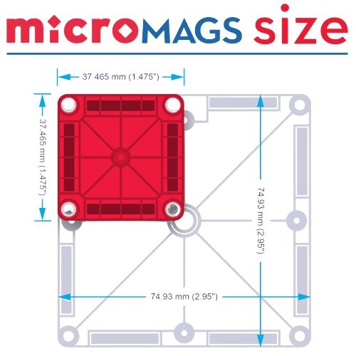 Magna-Tiles microMags spooky 24 stuks travel set-9