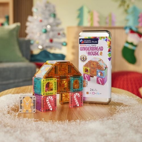 Magna-Tiles microMags ginger bread 24 stuks travel set-3