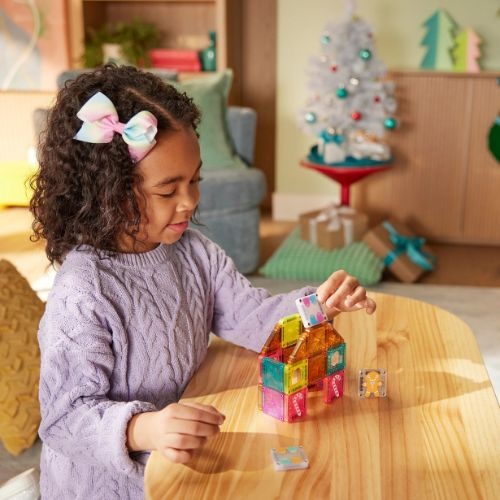 Magna-Tiles microMags ginger bread 24 stuks travel set-4