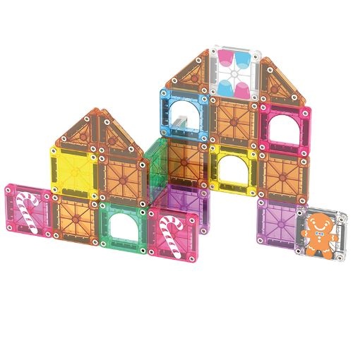 Magna-Tiles microMags ginger bread 24 stuks travel set-7