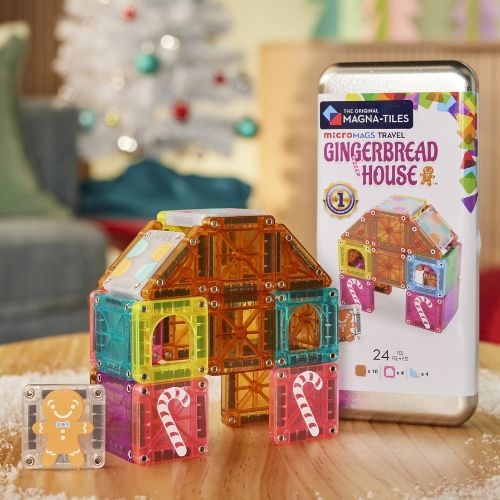 Magna-Tiles microMags ginger bread 24 stuks travel set-5