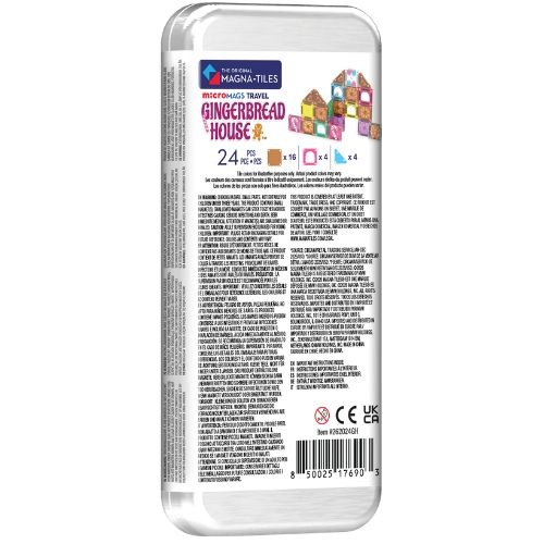 Magna-Tiles microMags ginger bread 24 stuks travel set-8