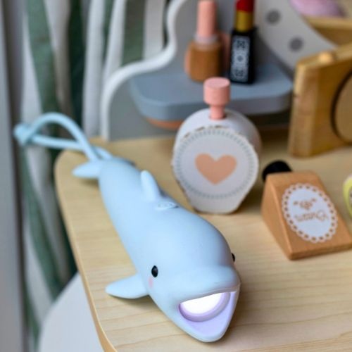 Rabbit & Friends dolphin silicone flashlight zaklamp-4
