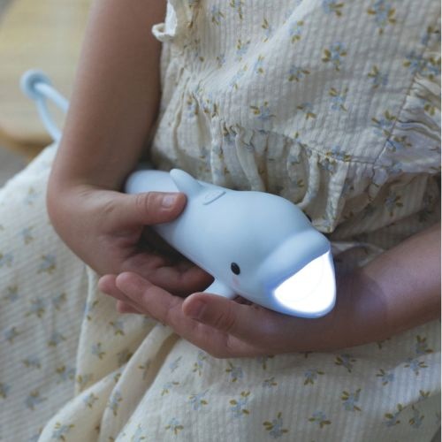 Rabbit & Friends dolphin silicone flashlight zaklamp-5