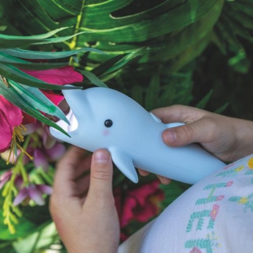Rabbit & Friends dolphin silicone flashlight zaklamp-6