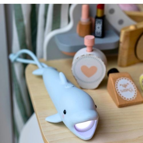 Rabbit & Friends dolphin silicone flashlight zaklamp-7