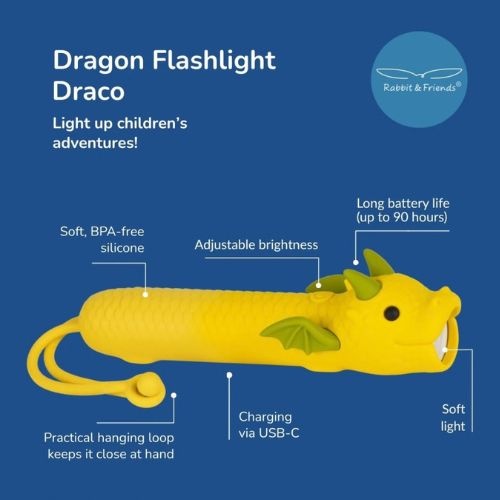 Rabbit & Friends draco silicone flashlight zaklamp-8
