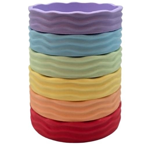 Grennn 'Wave' pastelbakjes set-1