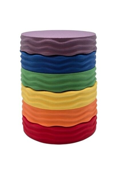 Grennn 'Wave' regenboogbakjes set