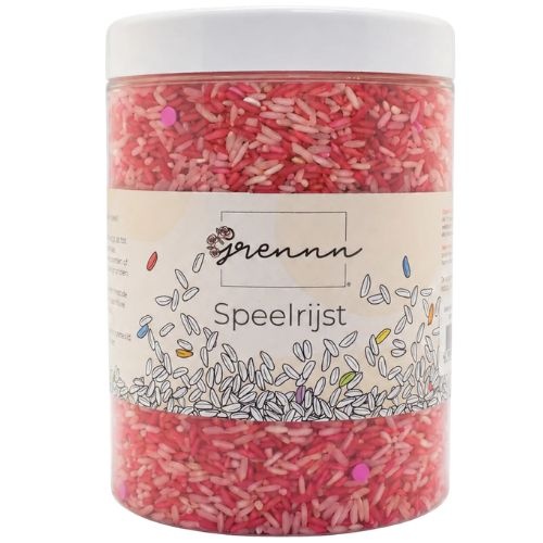 Grennn speelrijst strawberry mix-1