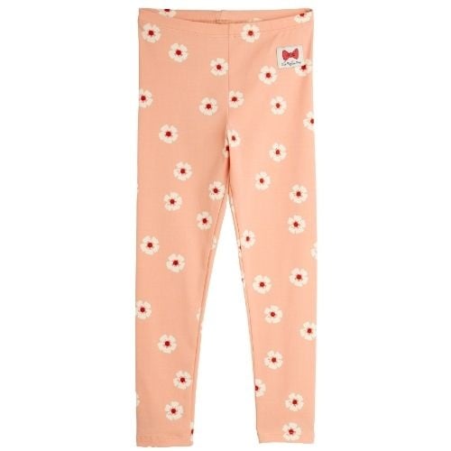 Mini Rodini flowers aop leggings pink-1