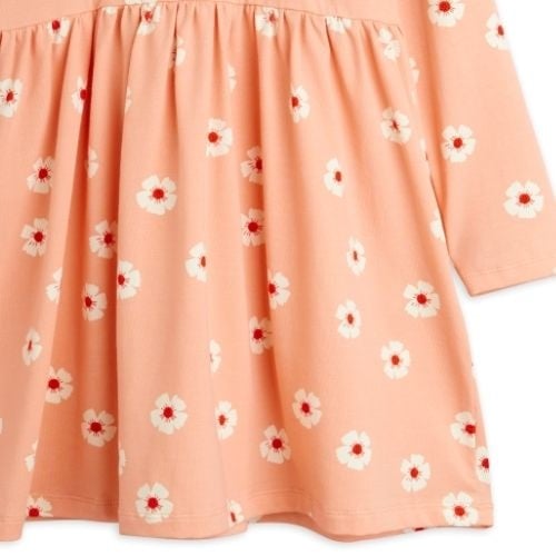 Mini Rodini flowers aop ls dress pink-2