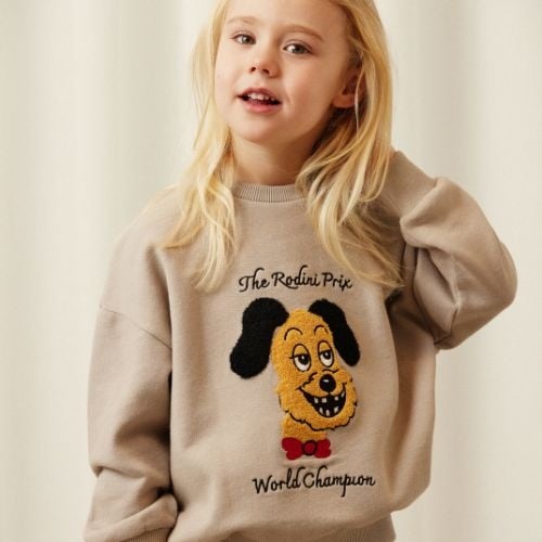 Mini Rodini rodini prix chenille sweatshirt grey-3