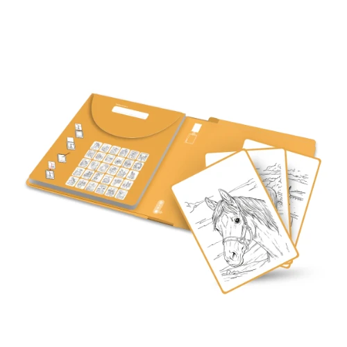 Kidywolf kididraw pad refill 8+ 'horses' 30 stuks-7