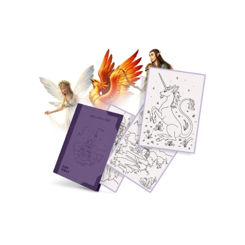 Kidywolf kididraw pad refill 8+ 'once upon a time' 30 stuks-2