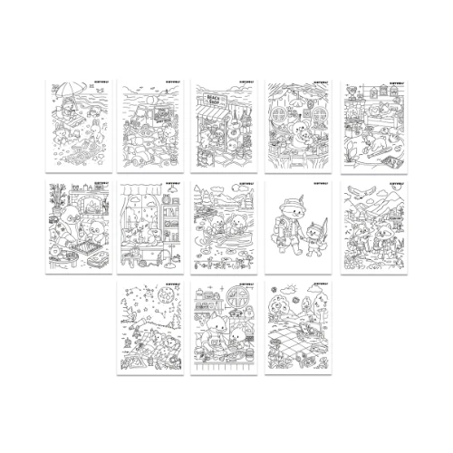 Kidywolf k-draw pad verlichte tekentafel 'cozy'-9