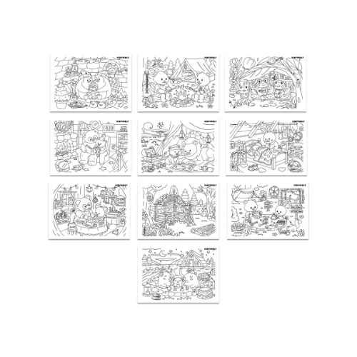 Kidywolf k-draw pad verlichte tekentafel 'cozy'-10