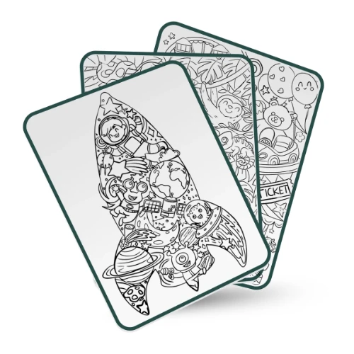 Kidywolf k-draw pad verlichte tekentafel 'meli melo'-8