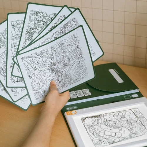 Kidywolf k-draw pad verlichte tekentafel 'meli melo'-3