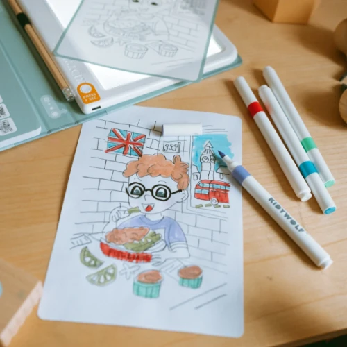 Kidywolf kidydraw kit 8x 'acrylic markers'-7