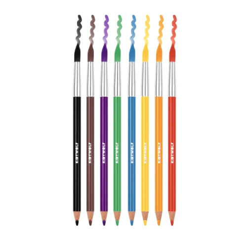 Kidywolf kidydraw kit 8x '2-in-1 watercolour pencils'-9