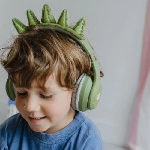 Kidywolf kidyears bluetooth hoofdtelefoon dinosaurus-6