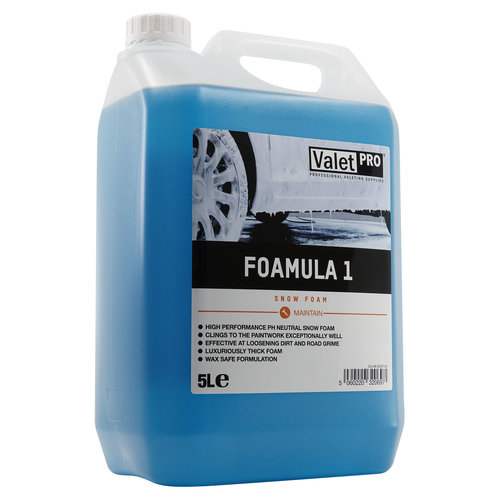 ValetPro SnowFoam / Foamula 1 - 5 Liter - Snow Foam Voorwas