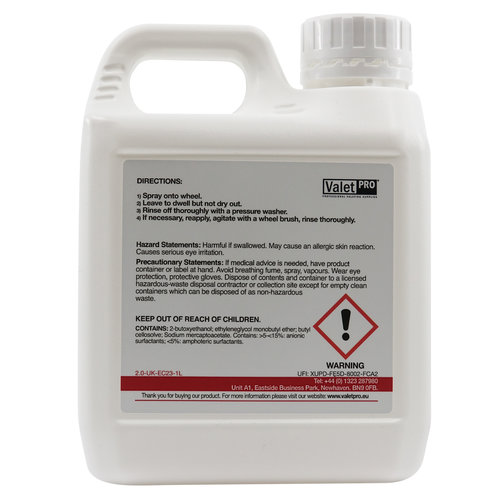 ValetPro  Dragons Breath 1 Liter /Velgenreiniger, (Vlieg)Roest, Lak en Velg Reiniging met indicator