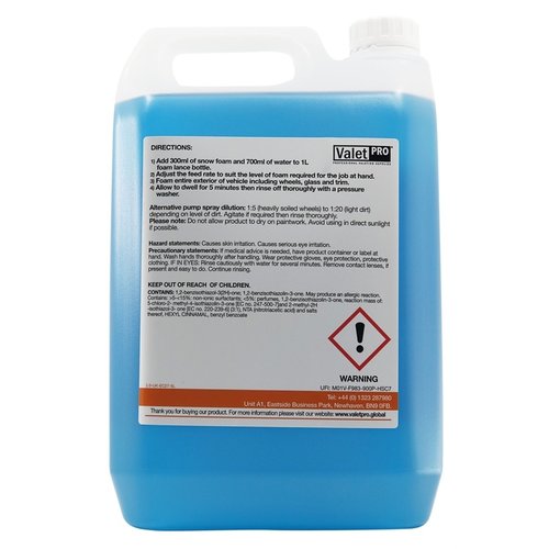 ValetPro SnowFoam 5 ltr + Foam-Lans Karcher K-Serie + pompje